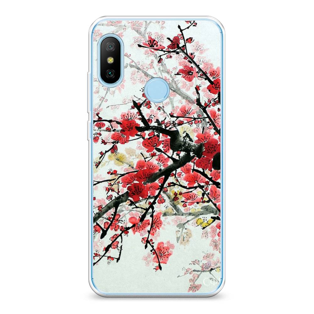 

Чехол Awog на Xiaomi A2 Lite/Redmi 6 Pro "Сакура", Разноцветный, 34050-4