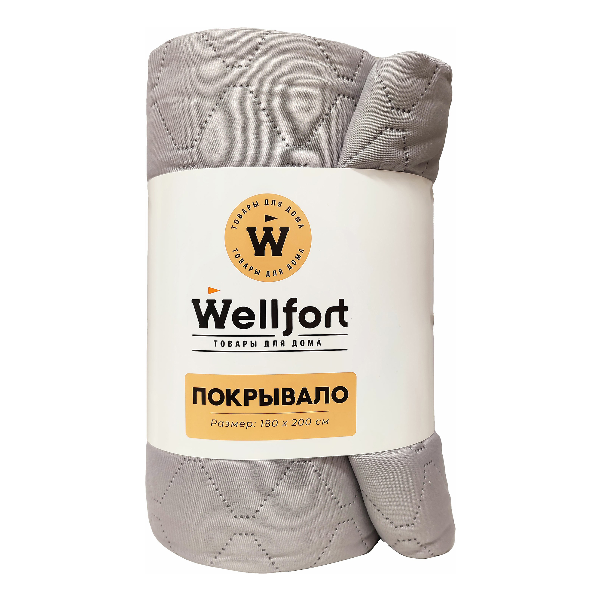 

Покрывало Wellfort Свежий ветер 180 х 200 см серый