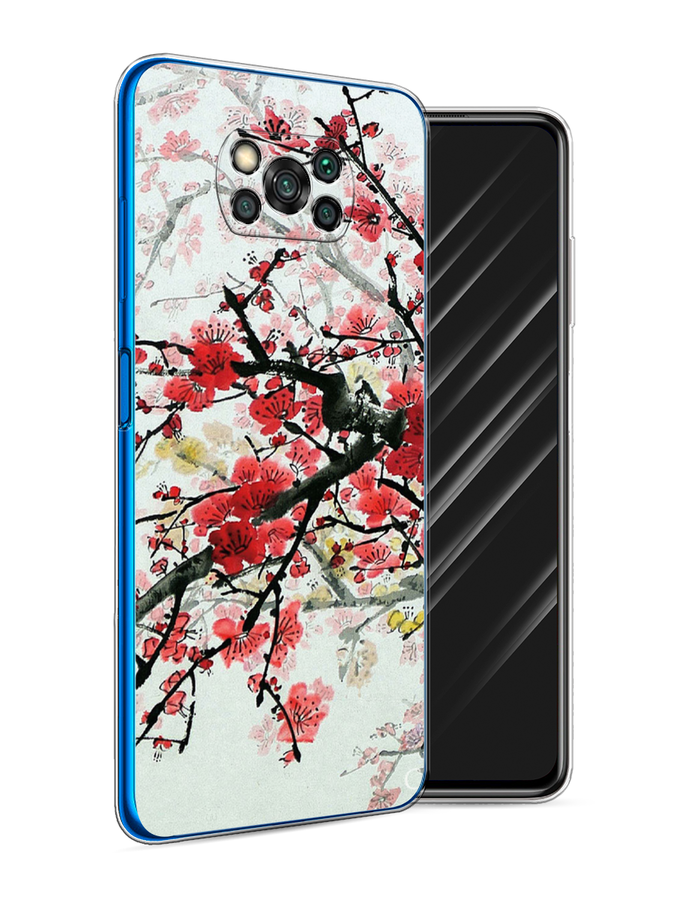 

Чехол Awog на Poco X3/X3 Pro "Сакура", Разноцветный, 310650-4