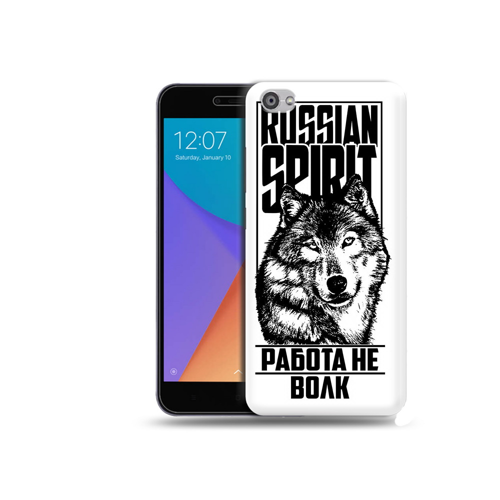

Чехол MyPads Tocco для Xiaomi Redmi Note 5A работа не волк (PT75665.324.564), Прозрачный, Tocco