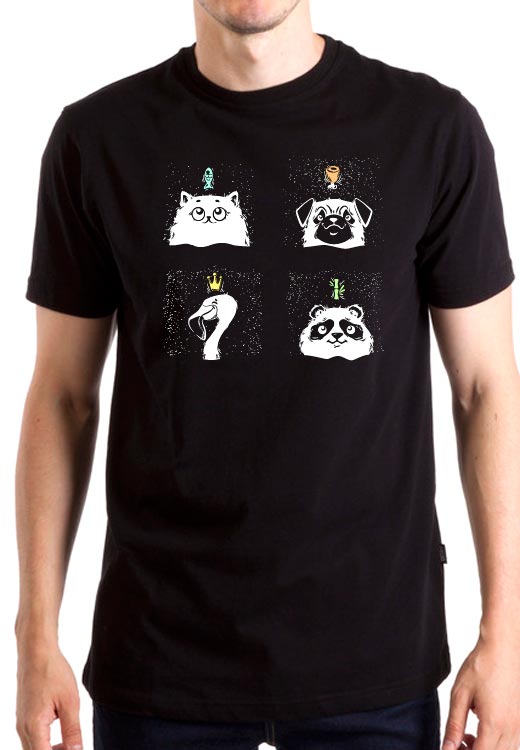 

Футболка унисекс NoBrand Animal Dreams черная M, Черный, Animal Dreams