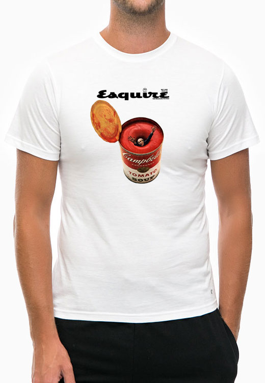 

Футболка унисекс NoBrand Andy Warhol Tomato Soup Esquire White белая XXXL, Белый, Andy Warhol Tomato Soup Esquire White