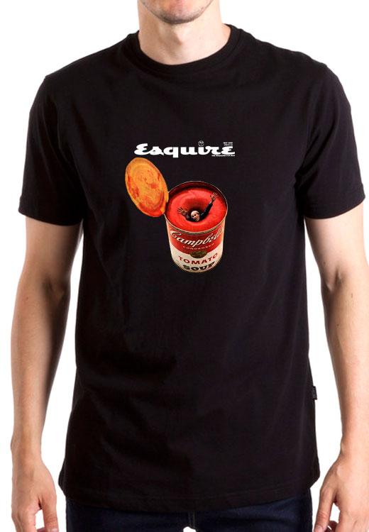 

Футболка унисекс NoBrand Andy Warhol Tomato Soup Esquire черная L, Черный, Andy Warhol Tomato Soup Esquire