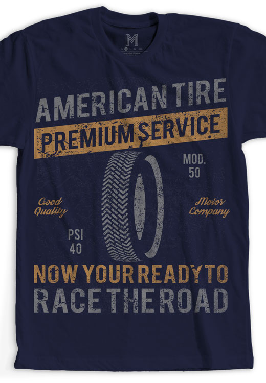 

Футболка унисекс NoBrand American Tire черная M, Черный, American Tire