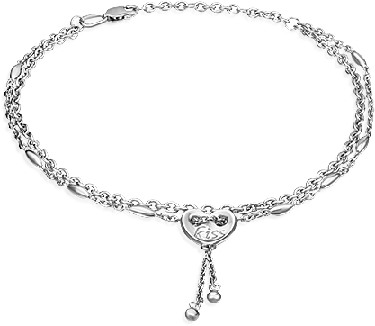 

Браслет из серебра р. 21 PLATINA jewelry 05-0592-00-000-0200-68, 05-0592-00-000-0200-68