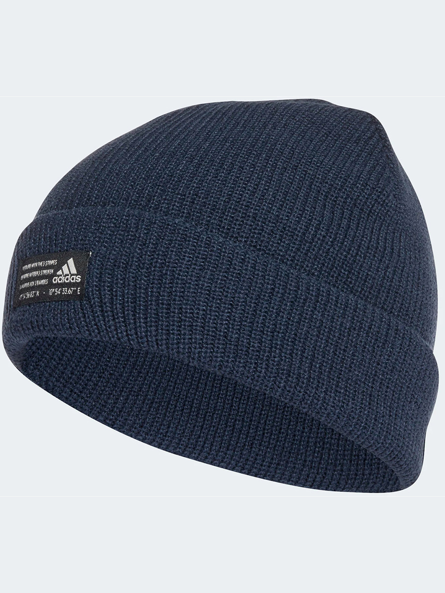 

Шапка бини мужская Adidas GS2111 р. 56-58, синий, GS2111