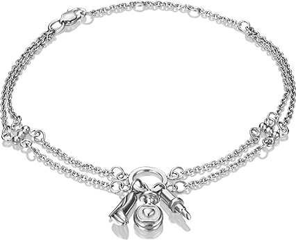 

Браслет из серебра р.  PLATINA jewelry 05-0587-00-000-0200-68, 05-0587-00-000-0200-68