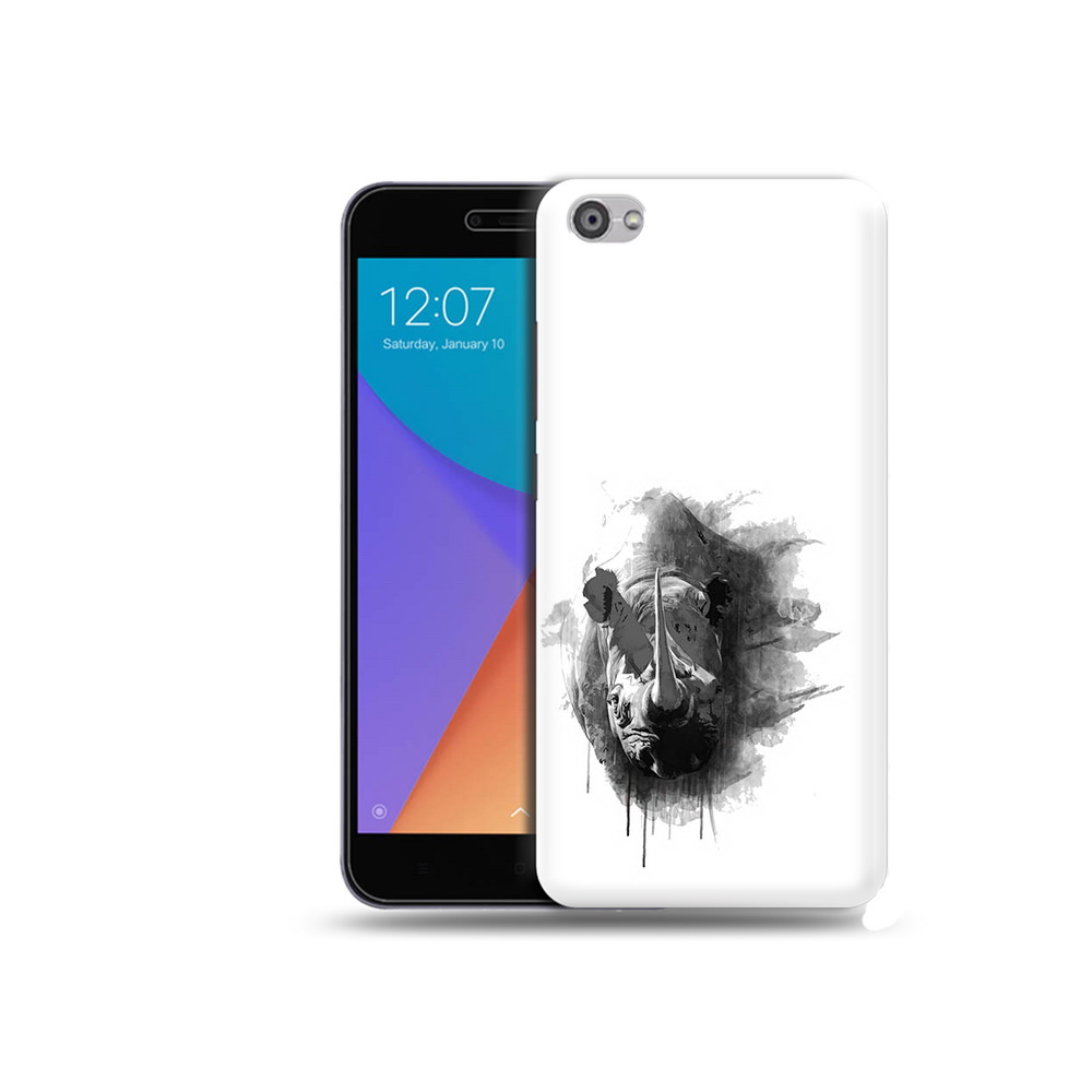 

Чехол MyPads Tocco для Xiaomi Redmi Note 5A носорог (PT75665.324.523), Прозрачный, Tocco