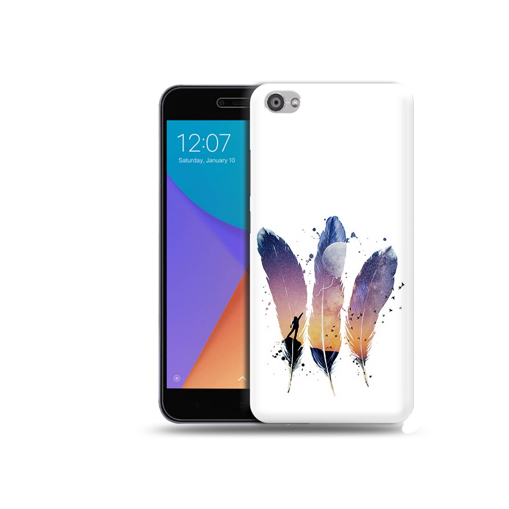 Чехол MyPads Tocco для Xiaomi Redmi Note 5A небесные перья (PT75665.324.519)