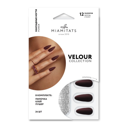 

Накладные ногти Miami Tattoos Power Velour