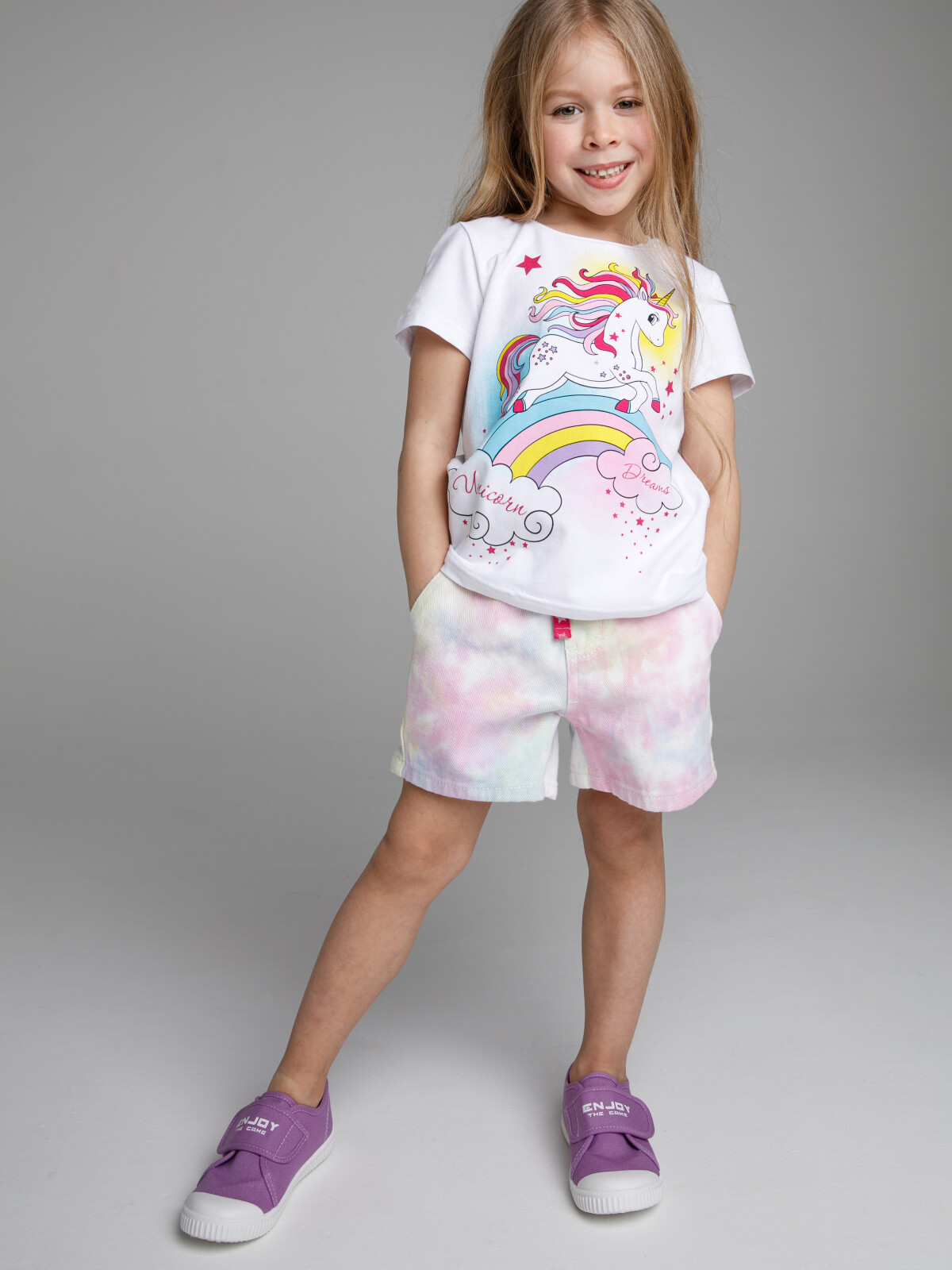 

Шорты детские PlayToday Kids 12322210, разноцветный, 116, 12322210