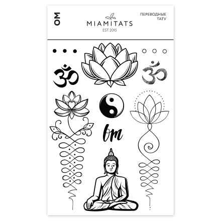 

Переводные тату MIAMITATS Om