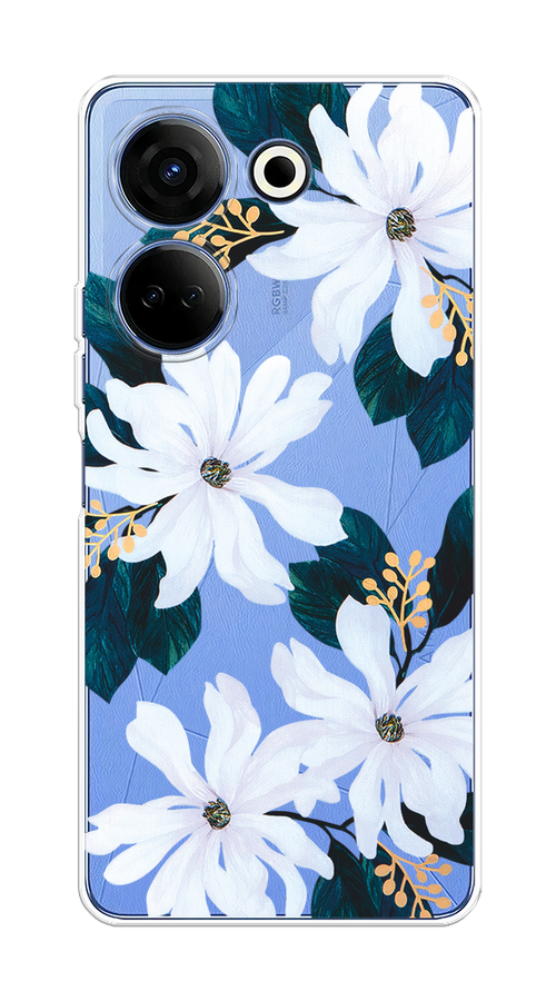 

Чехол на Tecno Camon 20/20 Pro 4G "Delilah Flower", Зеленый;белый, 304150-1