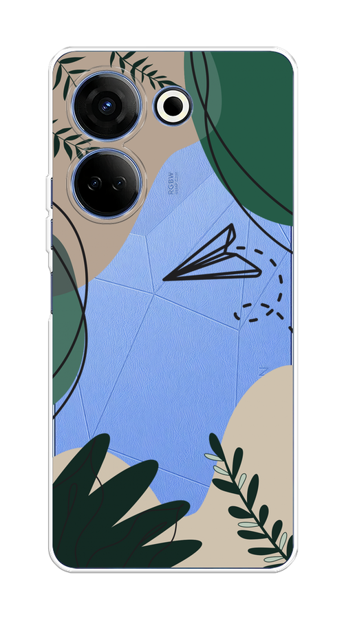 

Чехол на Tecno Camon 20/20 Pro 4G "Secret Garden", Зеленый;бежевый;черный, 304150-1