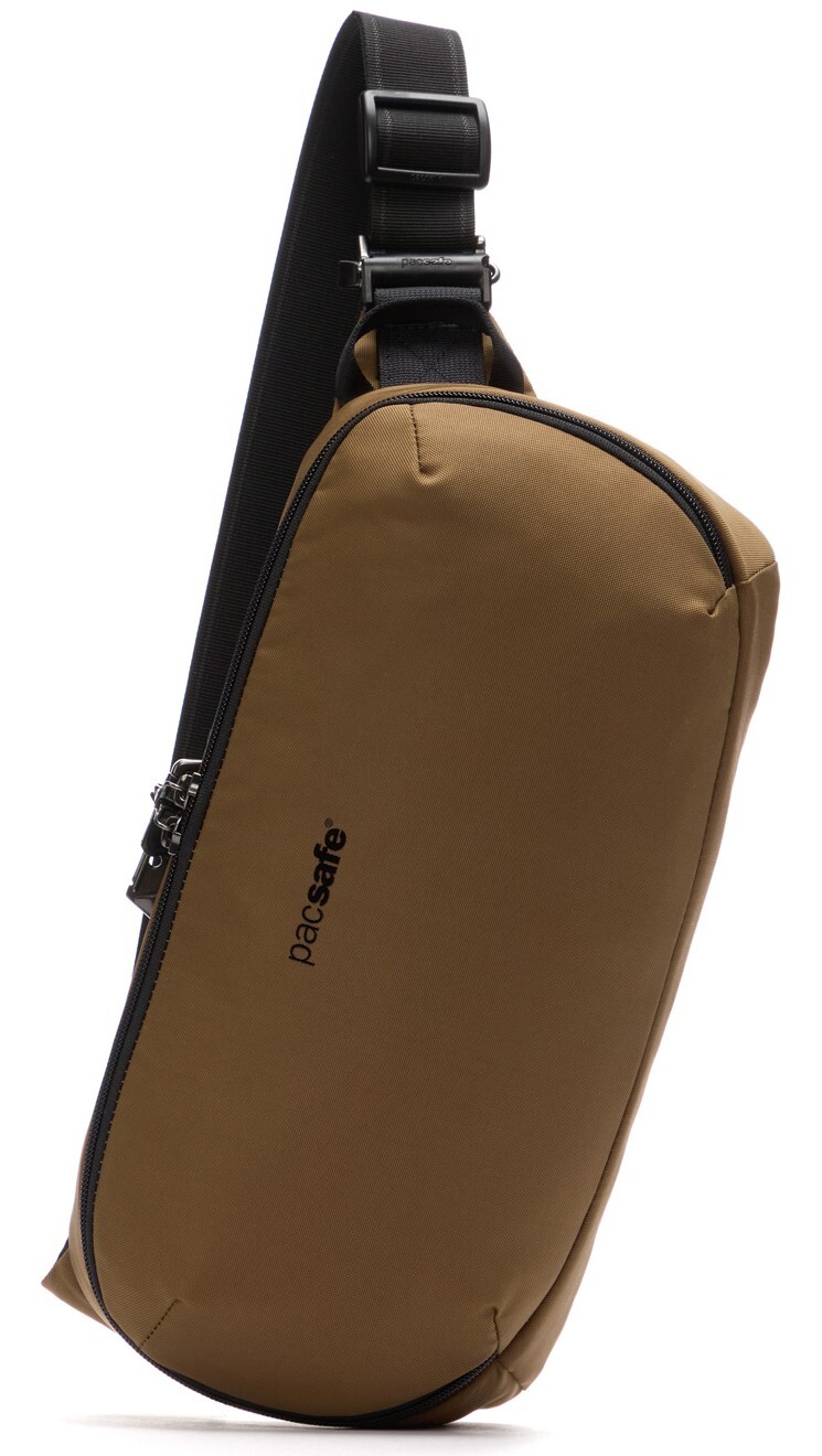 Рюкзак мужской Metrosafe X urban sling, коричневый Pacsafe. Цвет: коричневый