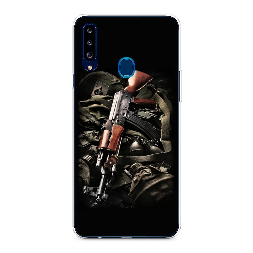 

Чехол Awog на Samsung Galaxy A20s / Самсунг A20s "Автомат", Разноцветный, 2100850-5