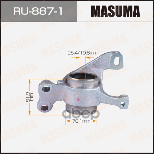 

Сайлентблок Masuma арт. RU-887-1