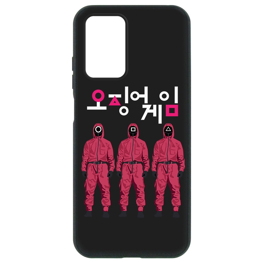 

Чехол-накладка Krutoff Soft Case Игра в кальмара-Персонал для Xiaomi Redmi 10 черный