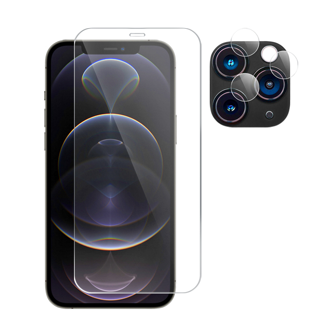 

Гибридное защитное стекло Brozo на экран и камеру Apple Iphone 12 Pro Max, Apple Iphone 12 Pro Max