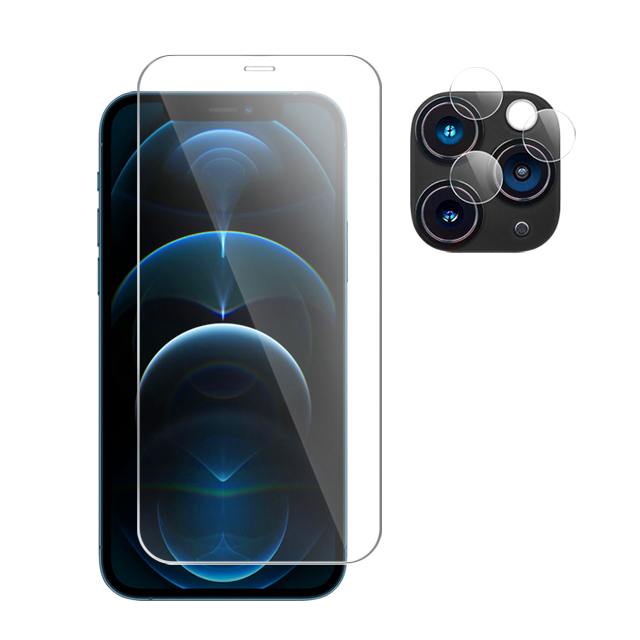 

Гибридное защитное стекло Brozo на экран и камеру Apple Iphone 12 Pro, Apple Iphone 12 Pro