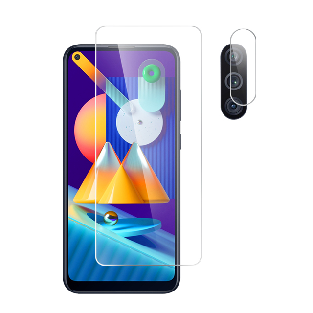 

Гибридное защитное стекло Brozo на экран и камеру Samsung Galaxy M11, Samsung Galaxy M11