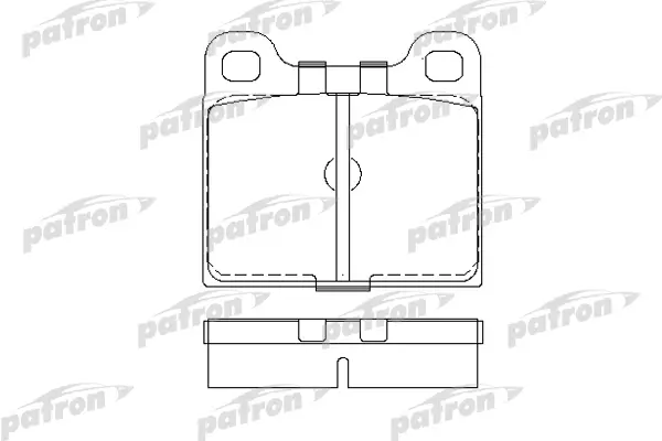 

Тормозные колодки PATRON дисковые PBP002