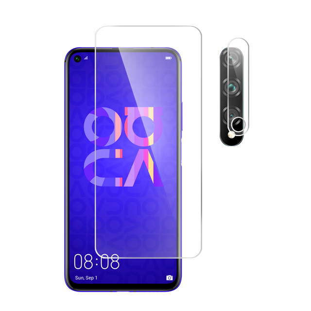 

Гибридное защитное стекло Brozo на экран и камеру Huawei Nova 5T, Huawei Nova 5T