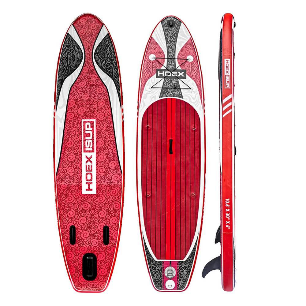 

SUP-борд Hoex Isup HOEX-02 320x81x15 см красный, Белый;красный;черный, HOEX-02
