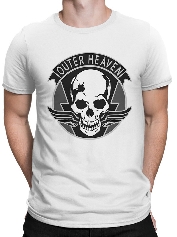 фото Футболка мужская design heroes metal gear solid - outer heaven белая xl