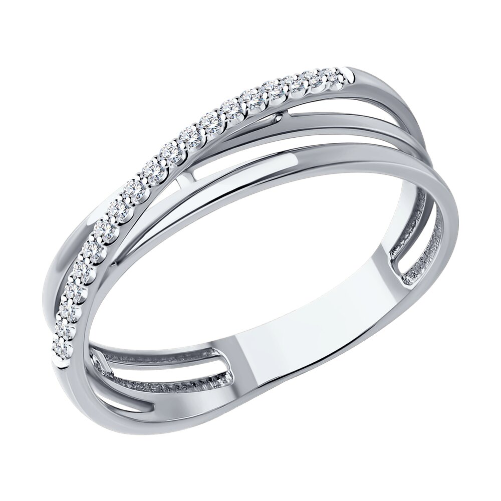 

Кольцо из золота р. 17 Diamant 52-210-01895-1, бриллиант, 52-210-01895-1