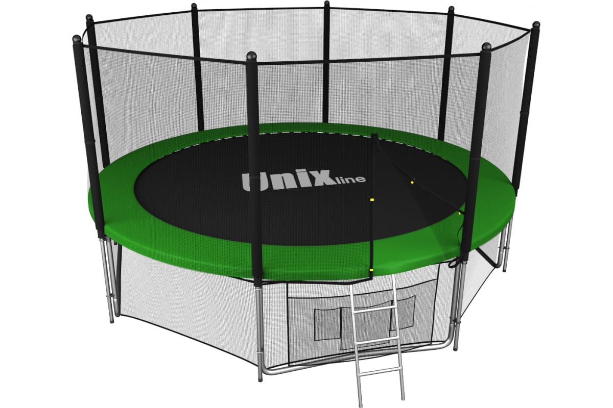 

UNIXline батут Classic 10 ft outside TRUCL10OUT, Синий;зеленый, Classic
