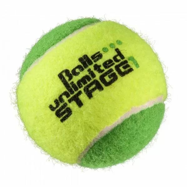 Теннисные мячи зеленые Balls Unlimited Stage 1 60 шт в пакете