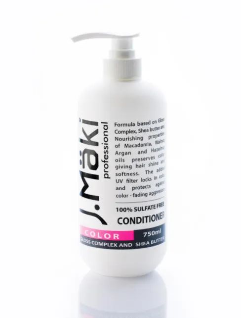 Кондиционер для окрашенных волос J.Maki, 750 мл несмываемое молочко кондиционер облегчающ расчесывание волос softness