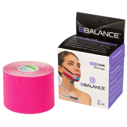 

Кинезио-тейп BBalance, Face Pack, 5 см, розовый