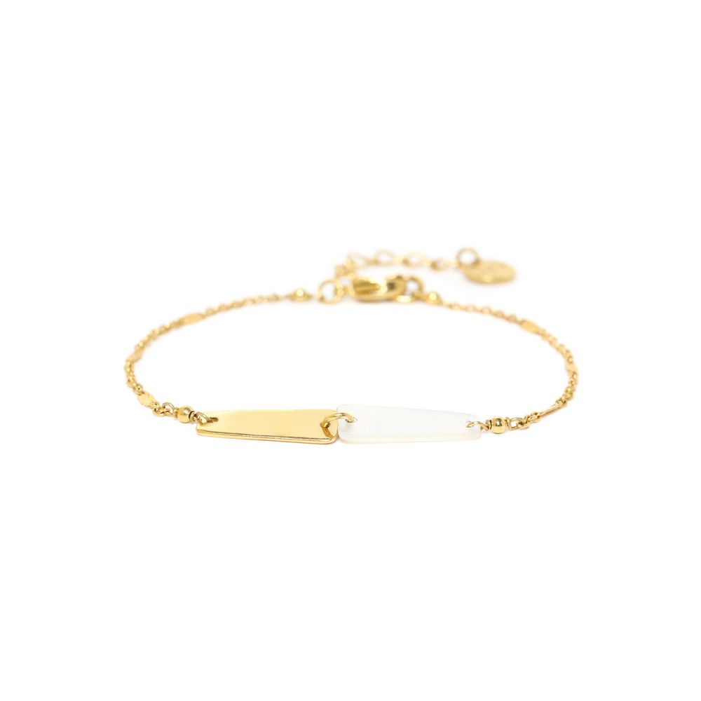 Браслет из бижутерного сплава р.16,5 Franck Herval FH23.2-13-72403, перламутр