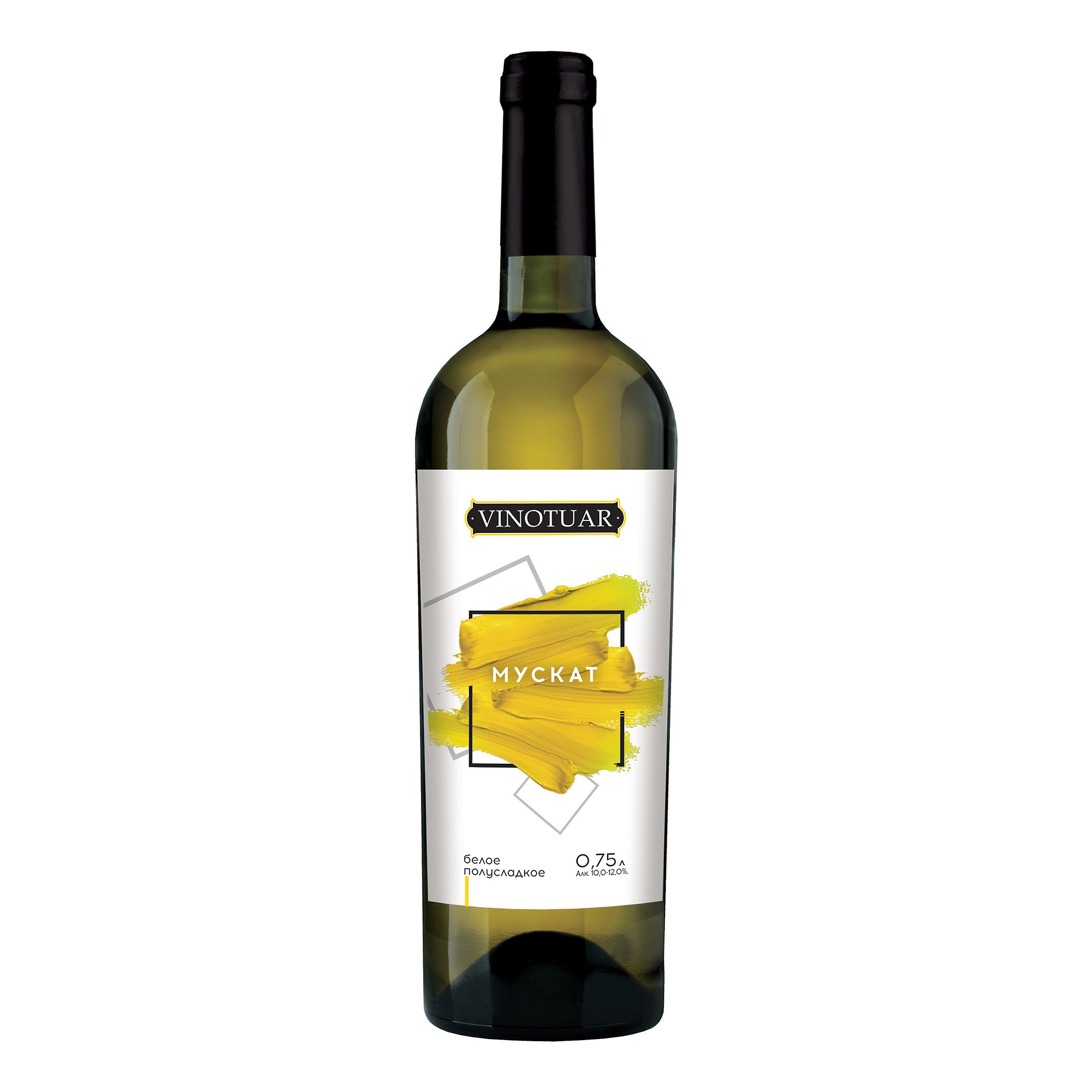 

Вино Vinotuar Мускат белое полусладкое 10 - 12% 0,75 л Россия