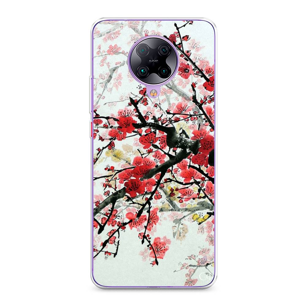 

Чехол Awog на Poco F2 Pro/Redmi K30 Pro "Сакура", Разноцветный, 37050-4