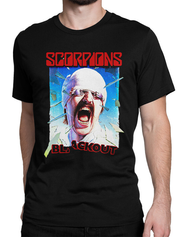 фото Футболка мужская design heroes scorpions - blackout черная xs