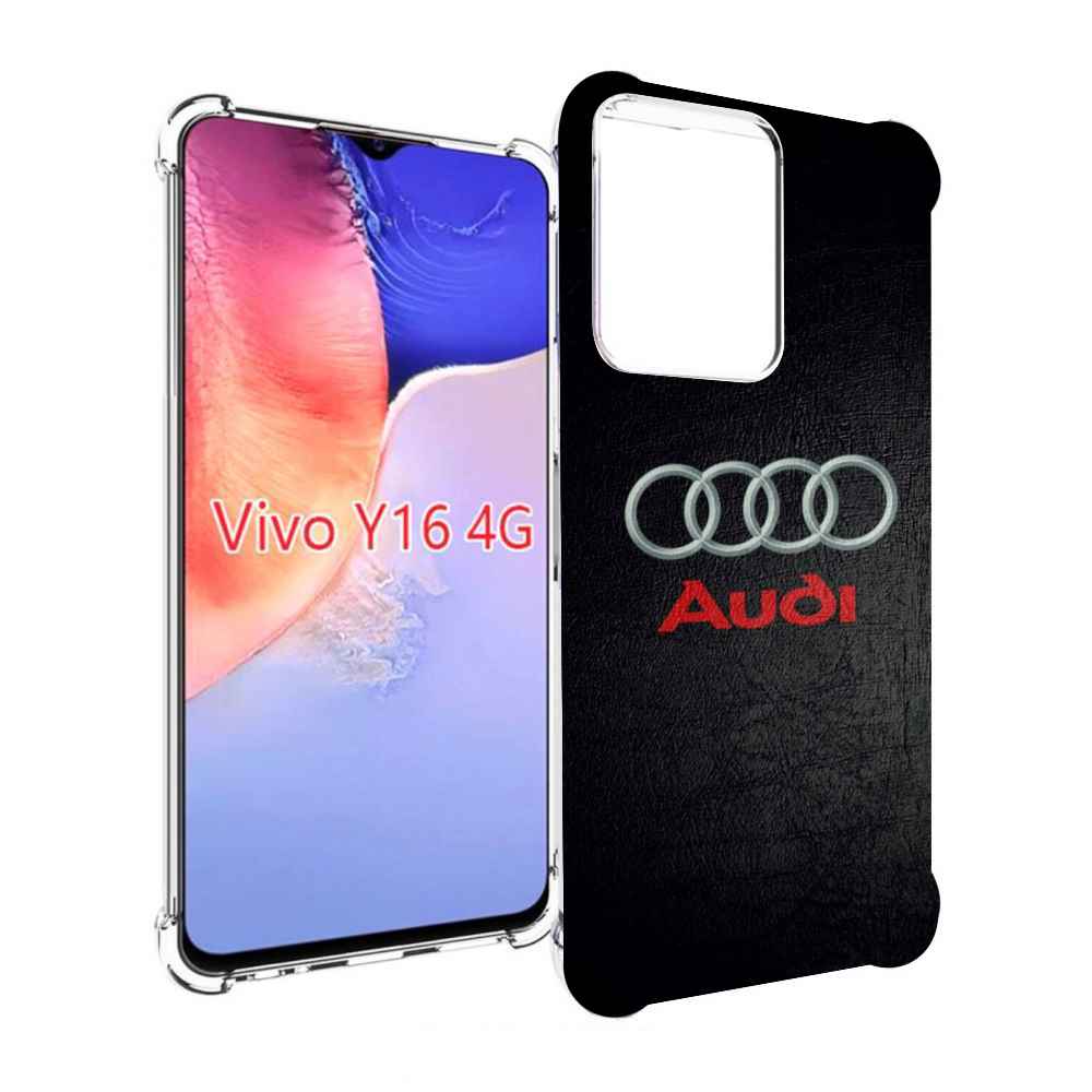 

Чехол MyPads audi 6 мужской для Vivo Y16 4G/ Vivo Y02S, Прозрачный, Tocco