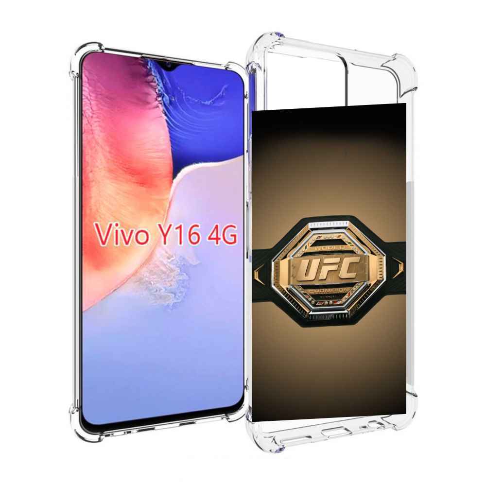 

Чехол MyPads UFC единоборства мужской для Vivo Y16 4G/ Vivo Y02S, Прозрачный, Tocco