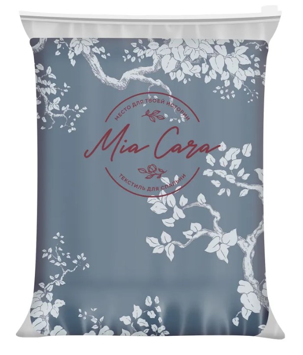 

Пододеяльник поплин 215х145 Mia Cara blu, Mia Cara серия Поплин