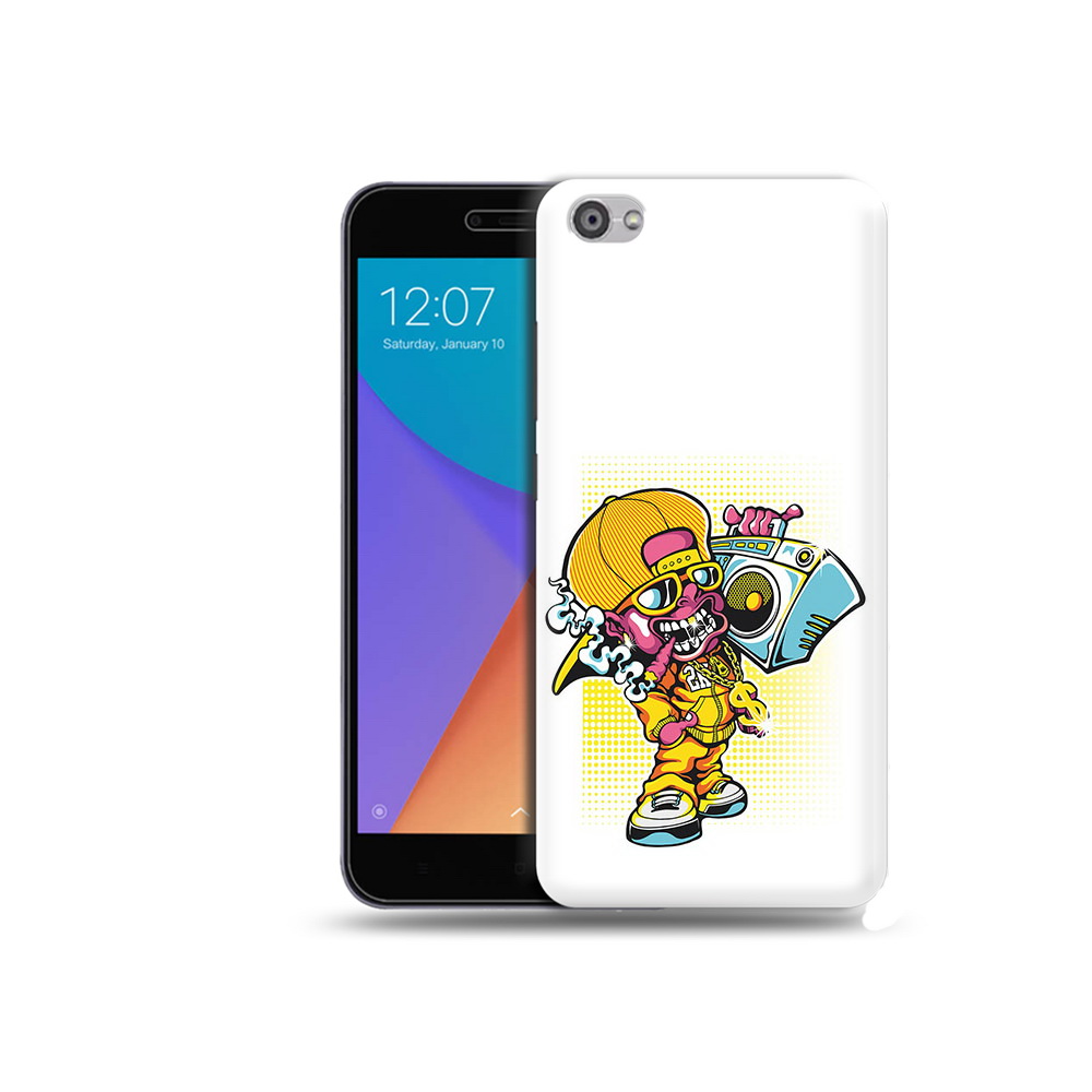 Чехол MyPads Tocco для Xiaomi Redmi Note 5A нарисованный парень с колонкой