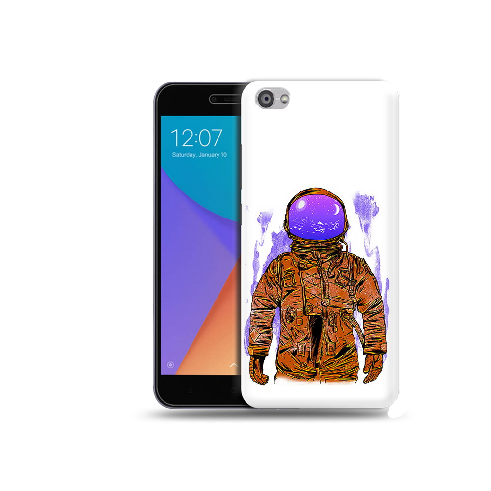 

Чехол MyPads Tocco для Xiaomi Redmi Note 5A нарисованный мужчина в скафандре, Прозрачный, Tocco