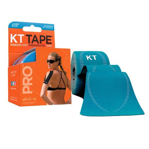 KT TAPE PRO 20 полосок 25,4 ? 5 см | Laser Blue (голубой)