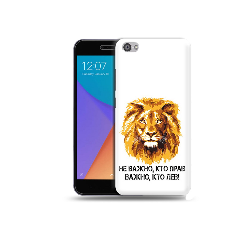 

Чехол MyPads Tocco для Xiaomi Redmi Note 5A мудрый лев (PT75665.324.486), Прозрачный, Tocco