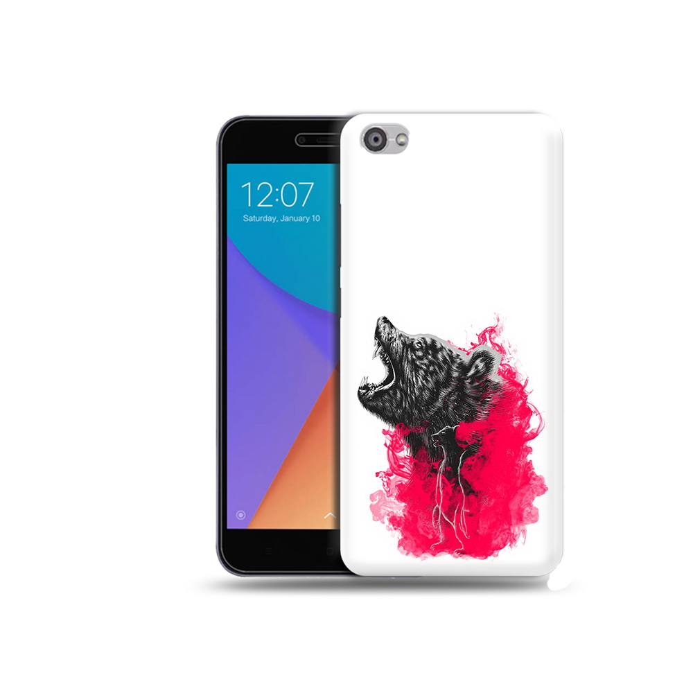 Чехол MyPads Tocco для Xiaomi Redmi Note 5A медведь в дымке (PT75665.324.463)