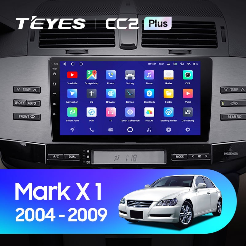 

Штатная магнитола Teyes CC2 Plus 4/32 Toyota Mark X 1 X120 (2004-2009), CC2 Plus