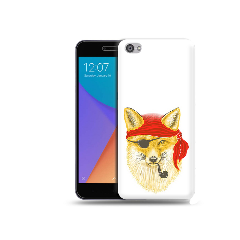 

Чехол MyPads Tocco для Xiaomi Redmi Note 5A лиса-пират (PT75665.324.440), Прозрачный, Tocco