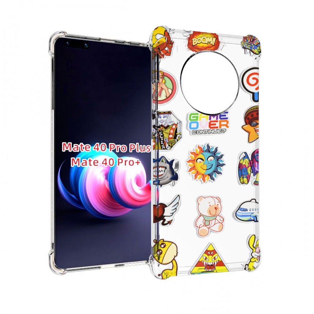

Чехол на Xiaomi Poco F4/Redmi K40S "Расплывчатые смайлики розовые", Прозрачный, Tocco