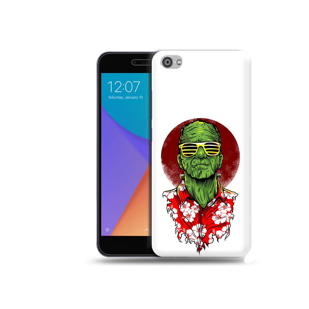 

Чехол MyPads Tocco для Xiaomi Redmi Note 5A крутой зеленый мужчина в очках, Прозрачный, Tocco